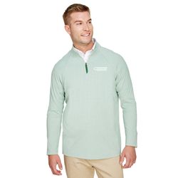 Image of CrownLux Performance™ Men's Clubhouse Micro-Stripe 1/4 Zip