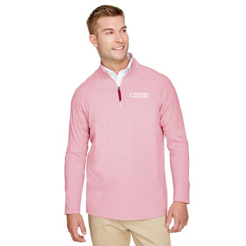 CrownLux Performance™ Men's Clubhouse Micro-Stripe 1/4 Zip image thumbnail