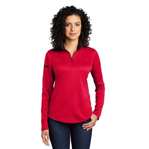 Port Authority Ladies Silk Touch Performance 1/4 Zip image thumbnail