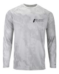 Image of Men's Grey Camo Performance Long Sleeve T-Shirt