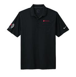 Image of Advanced Metering Solutions Black Nike Dri-FIT Polo