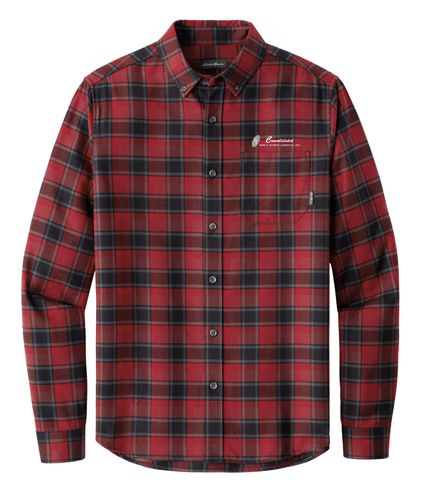 Eddie Bauer Red Plaid Flannel Shirt image thumbnail