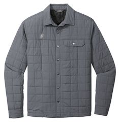 Image of Eddie Bauer Men's Charcoal Shirt Jacket