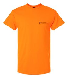 Image of Safety Orange Cotton T-Shirt