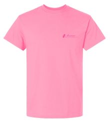 Image of Safety Pink Cotton T-Shirt