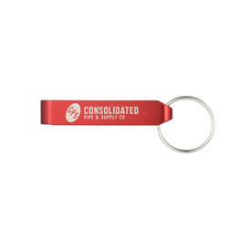 Image of Red Aluminum Bottle Opener