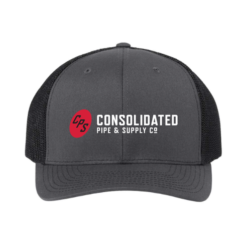 Black Mesh Charcoal Richardson 112+ Trucker Cap image thumbnail