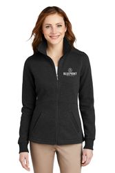 Image of Ladies Slub Fleece Full-Zip Jacket