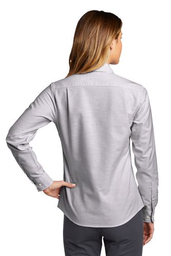 Ladies SuperPro™ Oxford Stripe Shirt image thumbnail