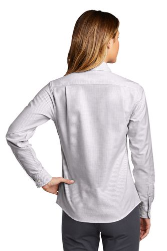 Ladies SuperPro™ Oxford Stripe Shirt image thumbnail
