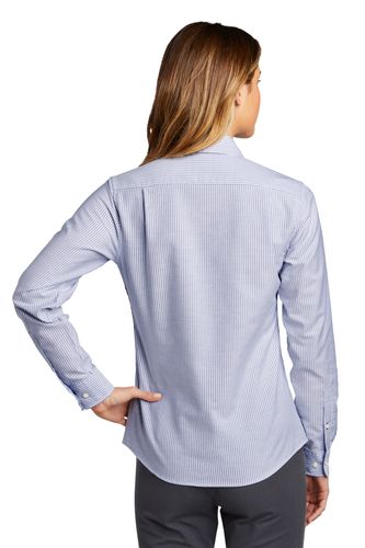 Ladies SuperPro™ Oxford Stripe Shirt image thumbnail