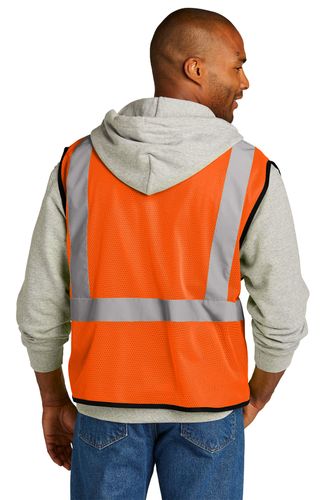 ANSI 107 Class 2 Economy Mesh One-Pocket Vest image thumbnail