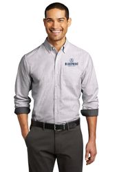 Image of SuperPro™ Oxford Stripe Shirt 