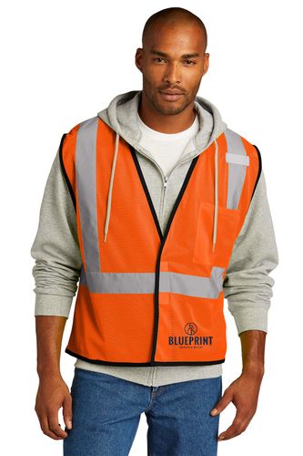 ANSI 107 Class 2 Economy Mesh One-Pocket Vest image thumbnail