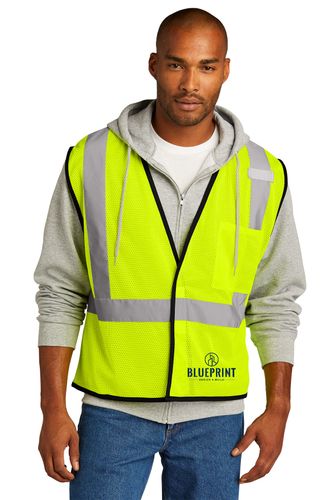 ANSI 107 Class 2 Economy Mesh One-Pocket Vest image thumbnail