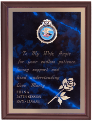 Image of 8" x 10" Rosewood Appreciation Plaque