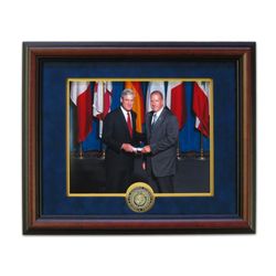 Image of Picture Frame with FBINAA Basic Emblem Coin