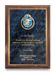 Image of 5" x 7" Rosewood Appreciation Plaque