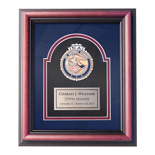 Small Shadow Box with Seal and Plate image thumbnail