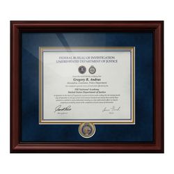 Image of Certificate Frame with Custom Session Coin