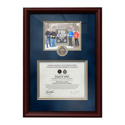 Image of Combo Picture/Certificate Frame with Custom Session Coin