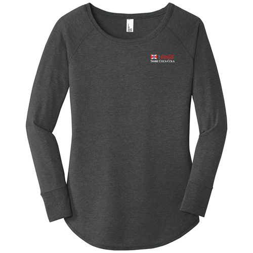District Made Ladies Perfect Tri Long Sleeve Tunic Tee image thumbnail