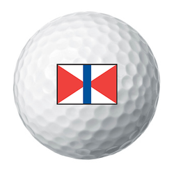 Image of (Min 12) Callaway 2022 Chrome Soft X Golf Balls - White with SWIRE LOGO ONLY