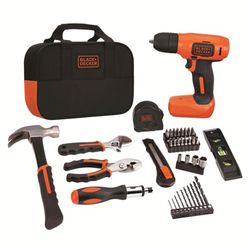 Image of Black & Decker 8V MAX Lithium-ion Drill/Driver Project Kit