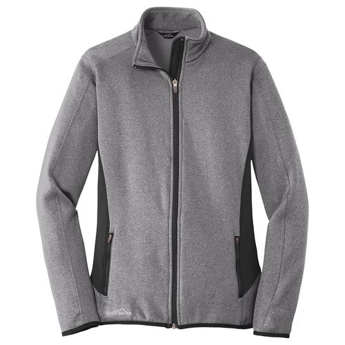 Eddie Bauer Ladies Full-Zip Heather Stretch Fleece Jacket image thumbnail