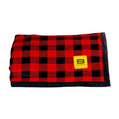 Big Blanket Original Stretch Blanket Red Plaid image thumbnail