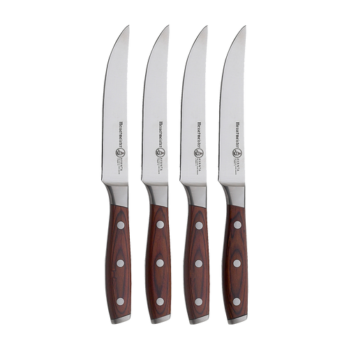 Messermeister Avanta Pakkawood 4-Pc Fine Edge Steak Knife Set image thumbnail