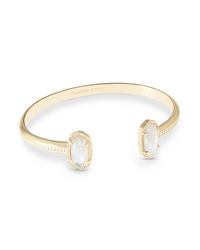 Image of Kendra Scott Elton Gold Cuff Bracelet Ivory Mother of Pearl