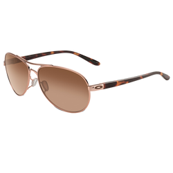 Image of Oakley Women Feedback Sunglasses Rose Gold/VR50 Brown Gradient, Size 59 Frame