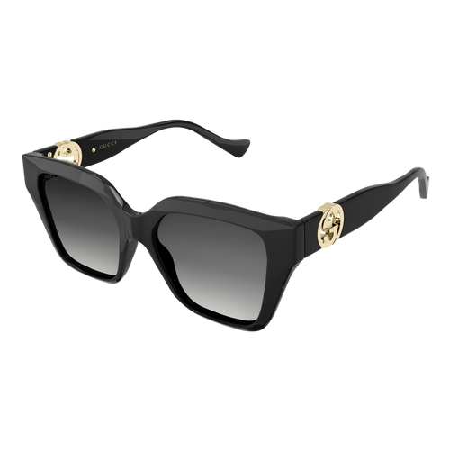 Gucci Womens GG1023S Sunglasses Black/Grey Gradient, Size 54 frame image thumbnail