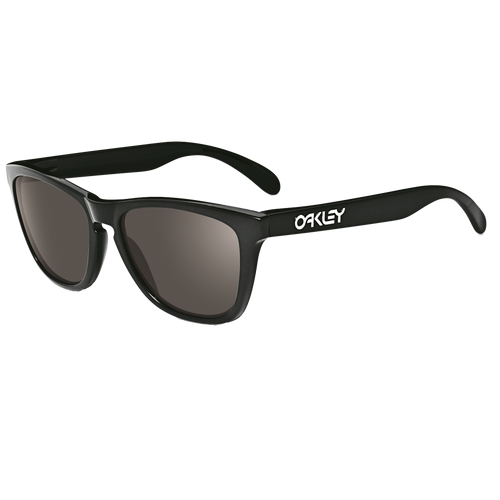 Oakley Frogskins Sunglasses Polished Black/Grey, Size 55 frame image thumbnail