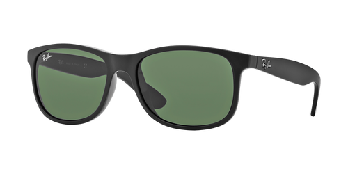 Ray-Ban Andy Sunglasses Black/Green Classic, Size 55 frame image thumbnail