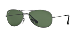 Image of Ray-Ban Cockpit Sunglasses Gunmetal/Green Classic G-15, Size 59 frame