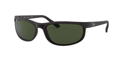 Image of Ray-Ban Predator 2 Sunglasses Black/Green Classic G-15, Size 62 frame