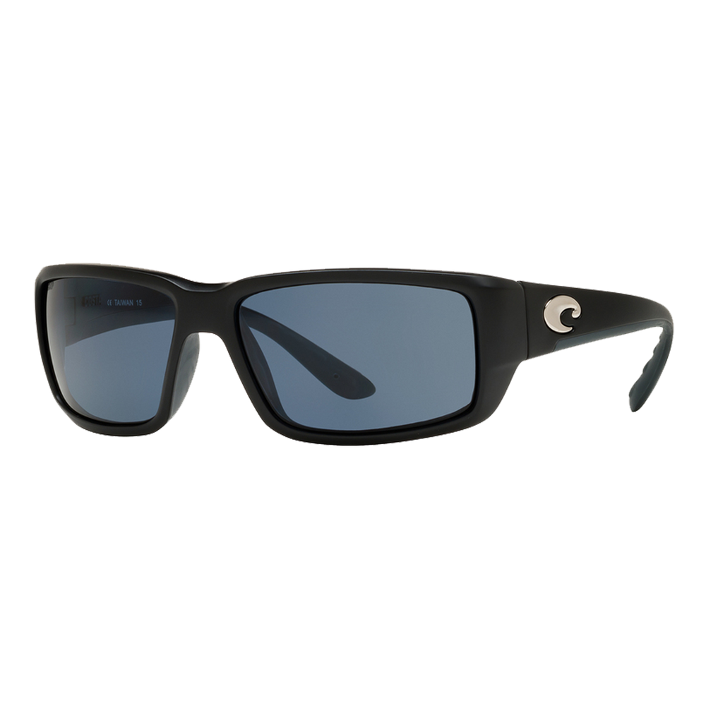 Costa Fantail Sunglasses Matte Black/Gray 580P, Size 59 frame primary image