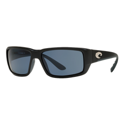 Image of Costa Fantail Sunglasses Matte Black/Gray 580P, Size 59 frame