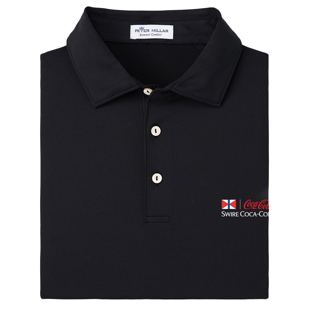 Peter Millar Mens Solid Perf Polo primary image