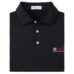 Image of Peter Millar Mens Solid Perf Polo