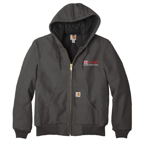 Carhartt Quilted-Flannel-Lined Duck Active Jacket image thumbnail