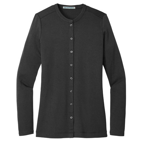 Port Authority Ladies Stretch Button-Front Cardigan image thumbnail
