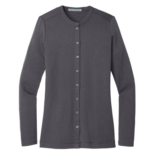 Port Authority Ladies Stretch Button-Front Cardigan image thumbnail