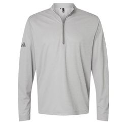 Image of Adidas Space Dyed Quarter-Zip Pullover