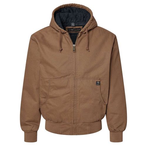 DRI DUCK Cheyenne Boulder Cloth Hooded Jacket with Tricot Quilt Lining image thumbnail