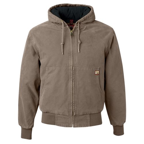 DRI DUCK Cheyenne Boulder Cloth Hooded Jacket with Tricot Quilt Lining image thumbnail