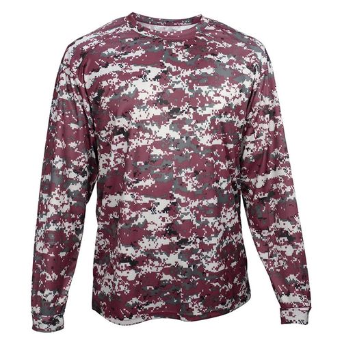 Badger Digital Camo Long Sleeve T-Shirt image thumbnail