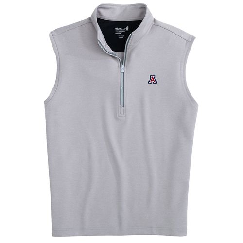 Men’s Johnnie-O University of Arizona Daves Performance ¼ zip Vest  image thumbnail